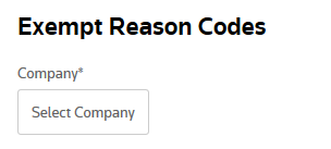 Click Select Company Button